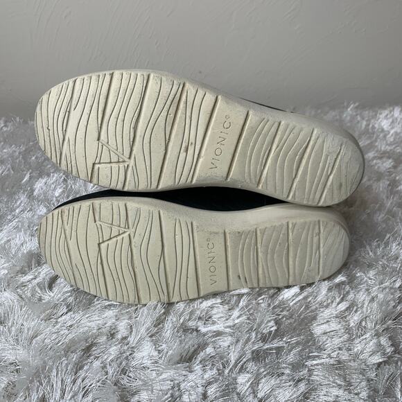 Vionic Black Leather Ankle Boots Shoe Shawna Sz 9 - Picture 5 of 9